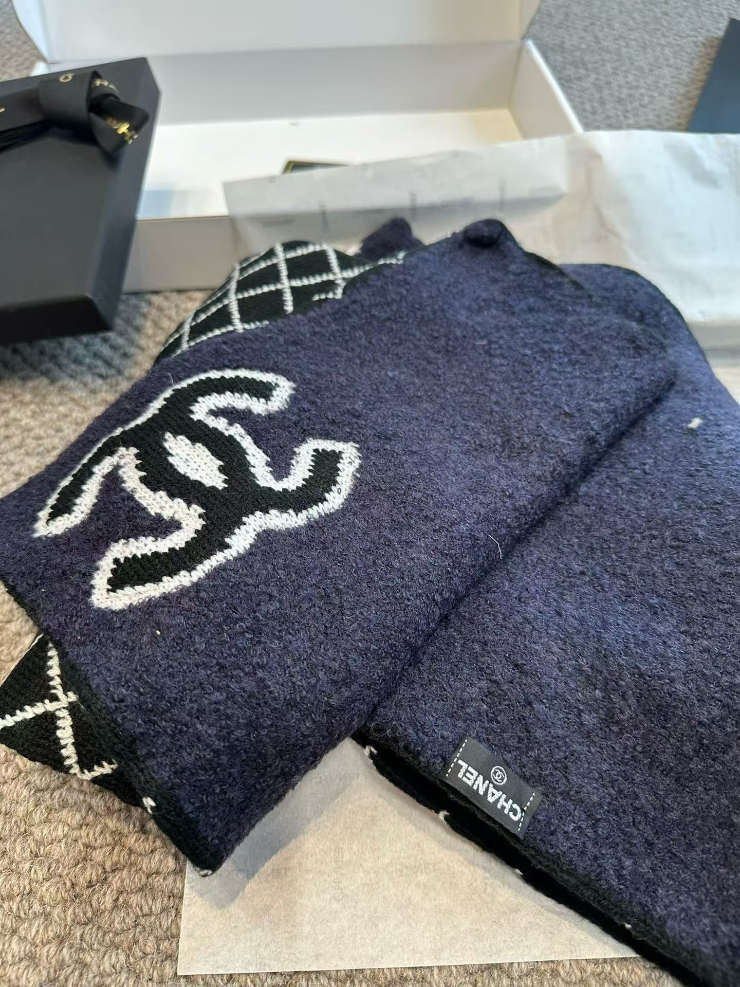 New embroidered scarf