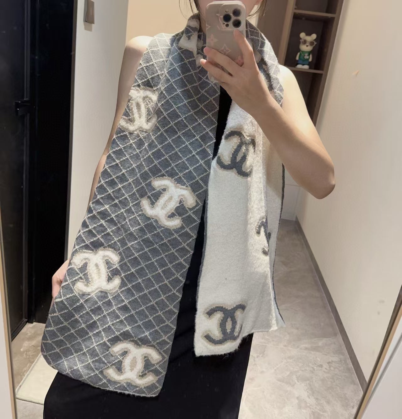 New embroidered scarf