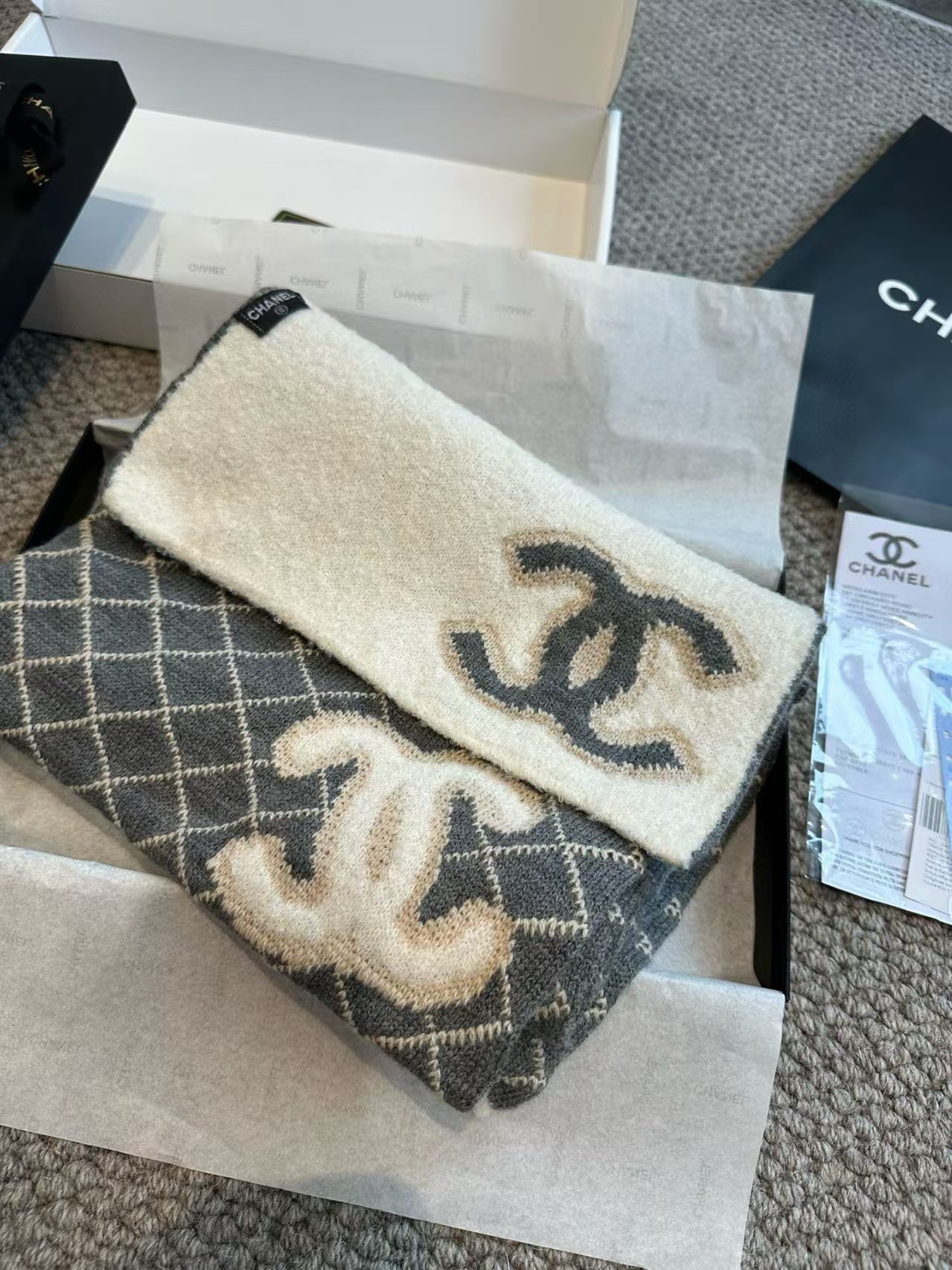New embroidered scarf