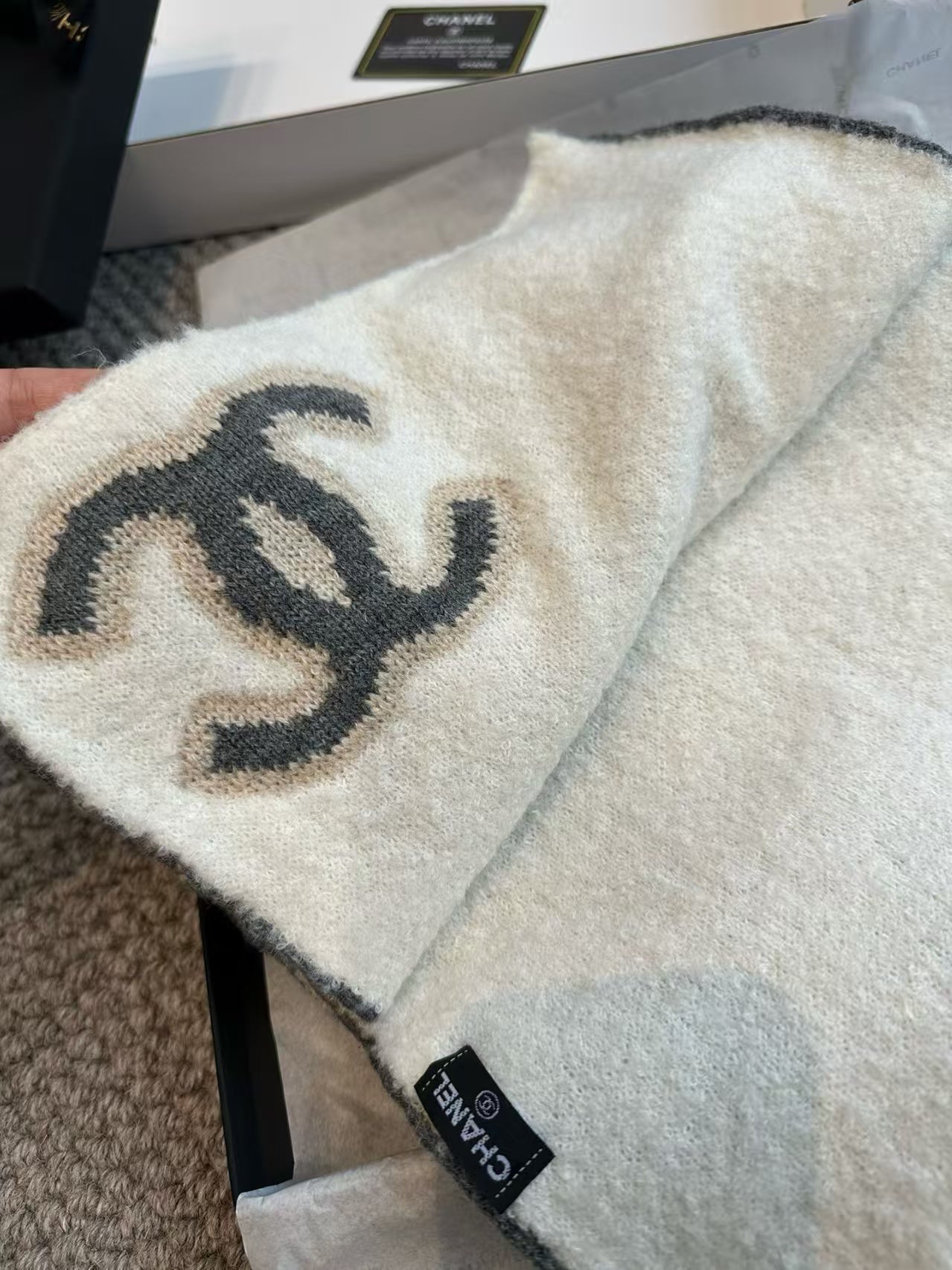 New embroidered scarf