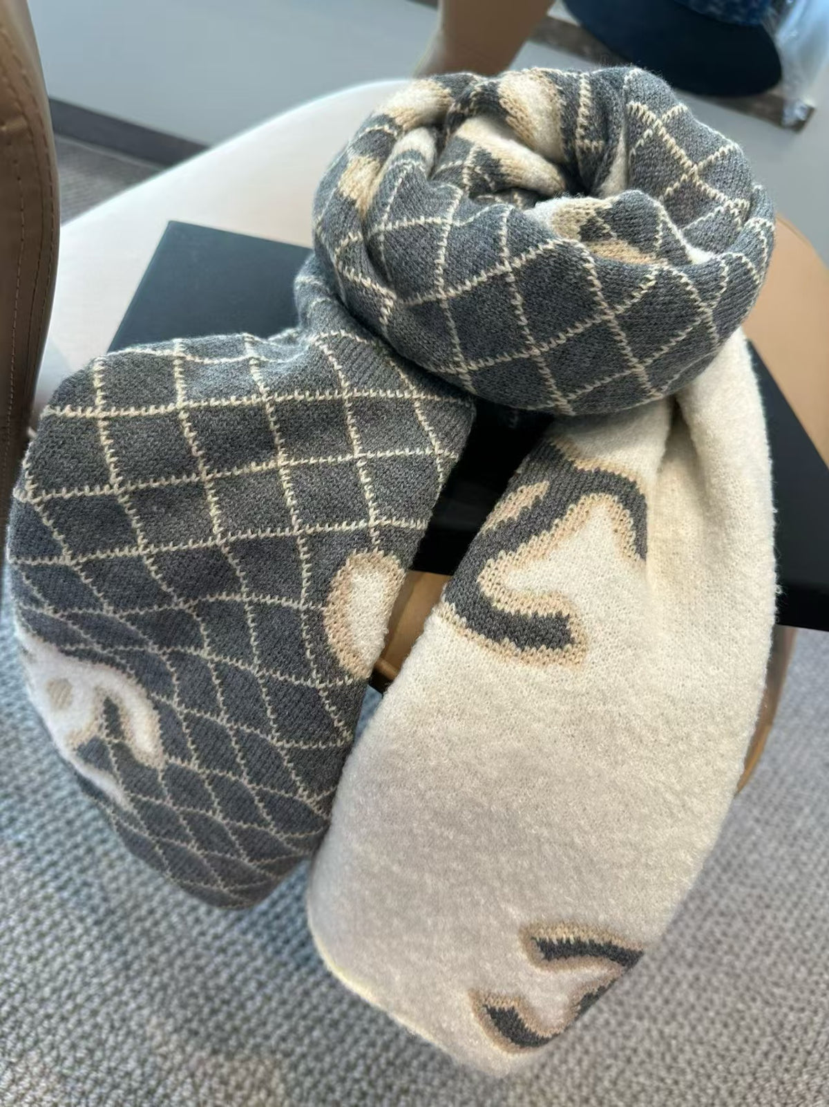 New embroidered scarf