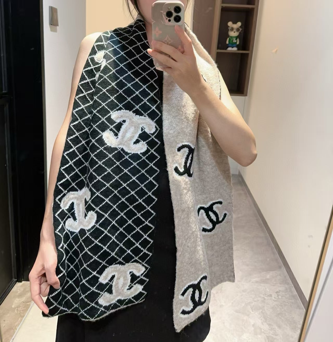 New embroidered scarf