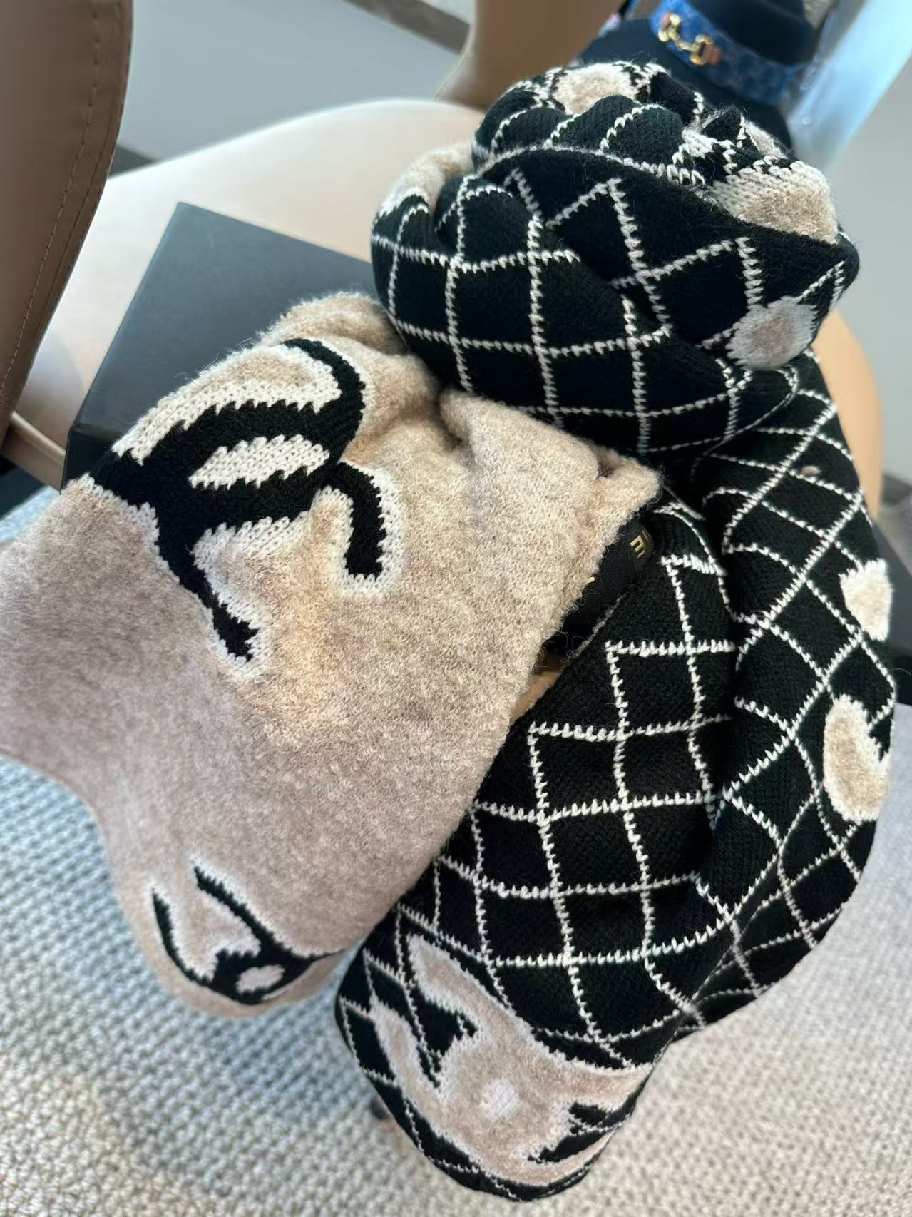 New embroidered scarf