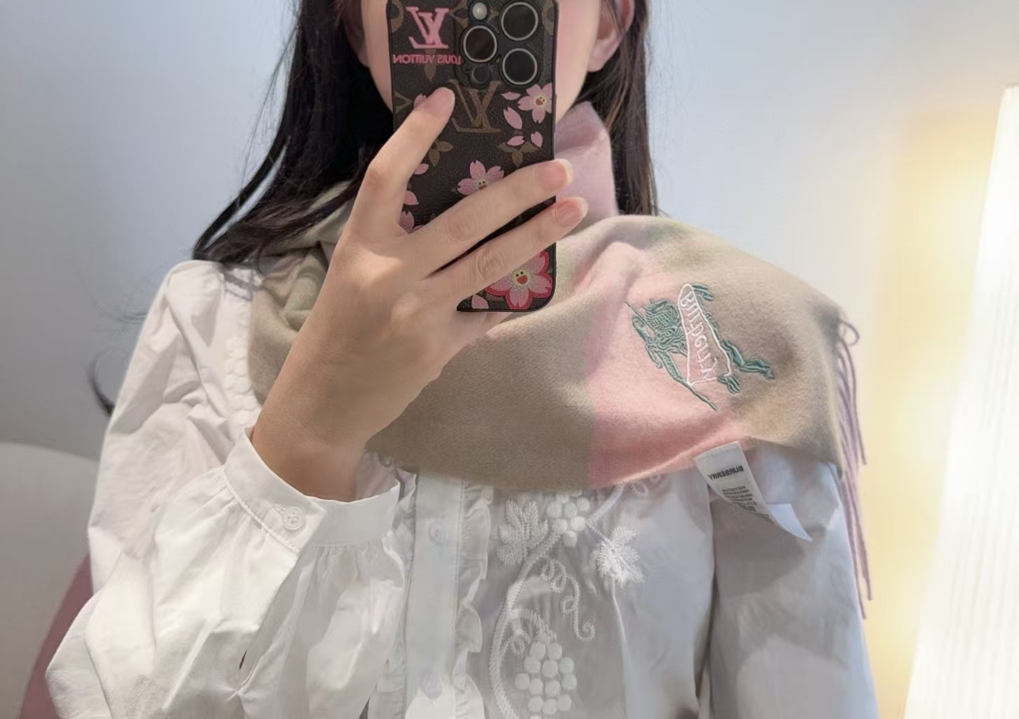 New double-sided scarf