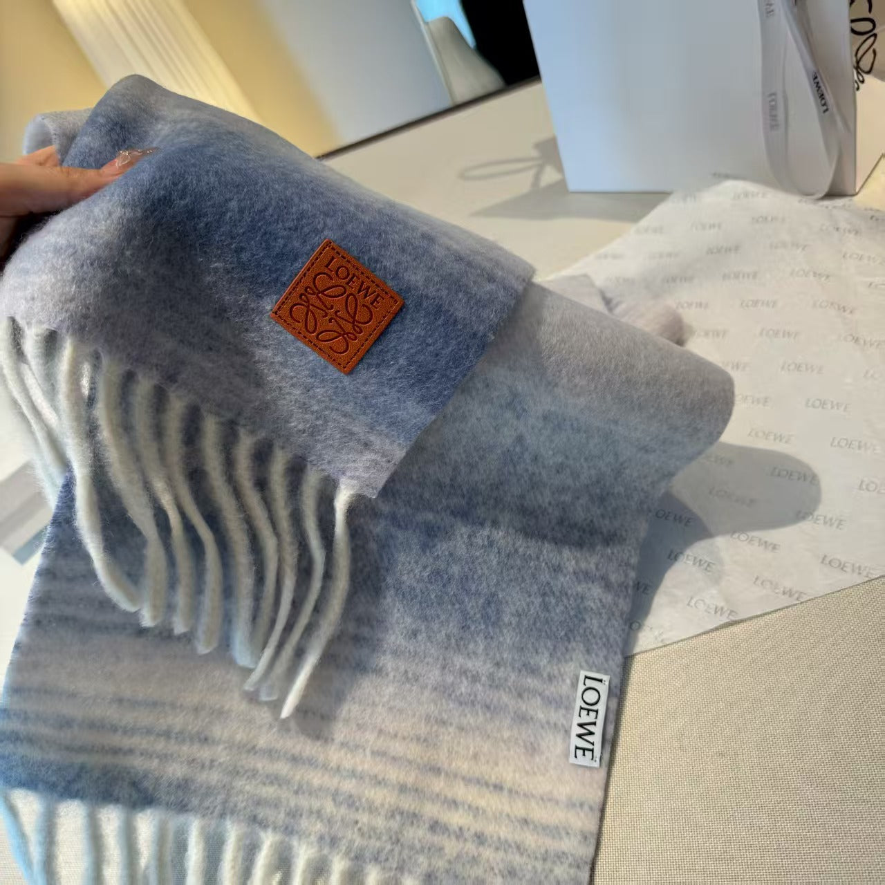 New gradient scarf