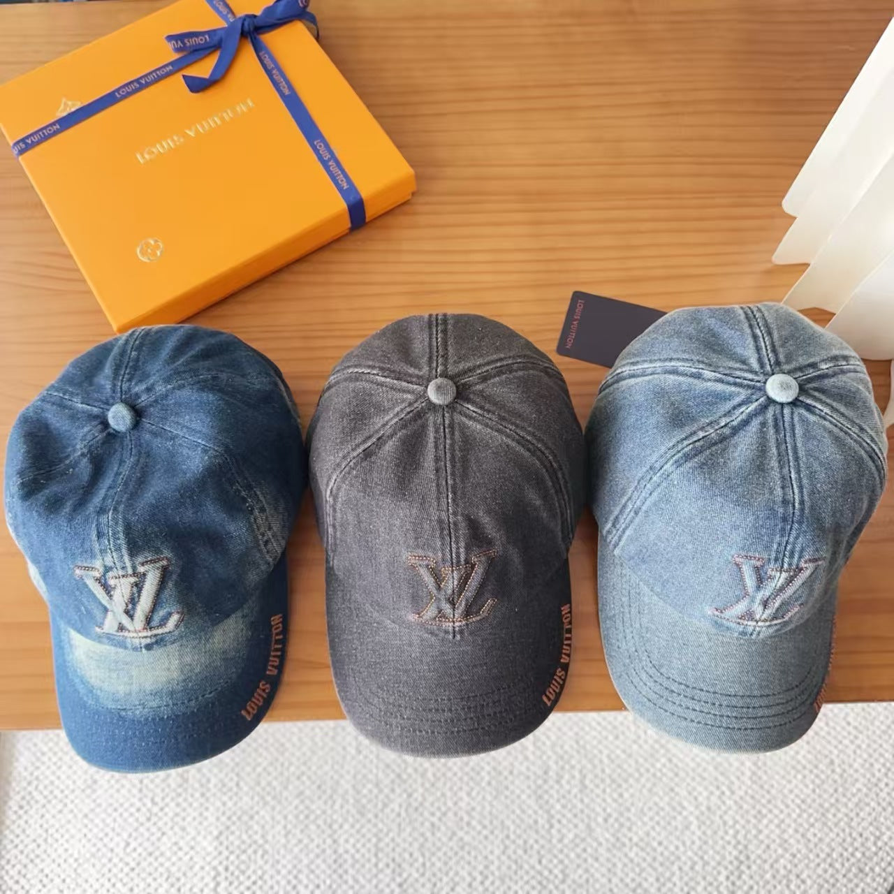 New denim hat