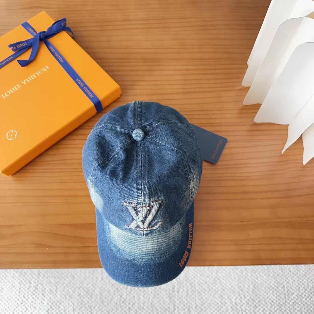 New denim hat