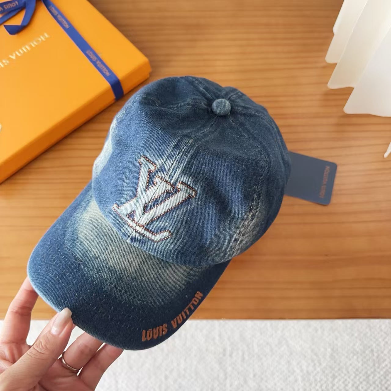New denim hat