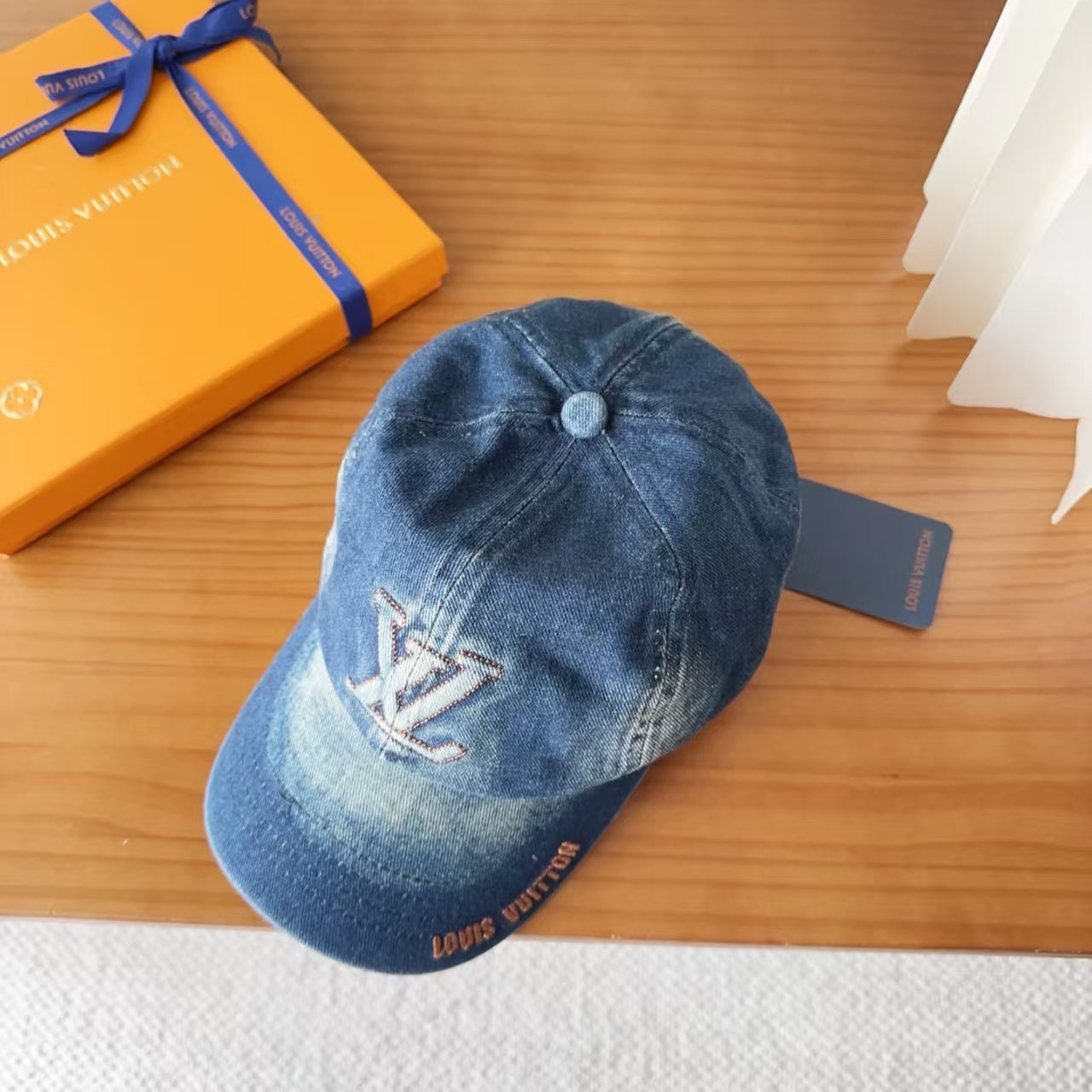 New denim hat