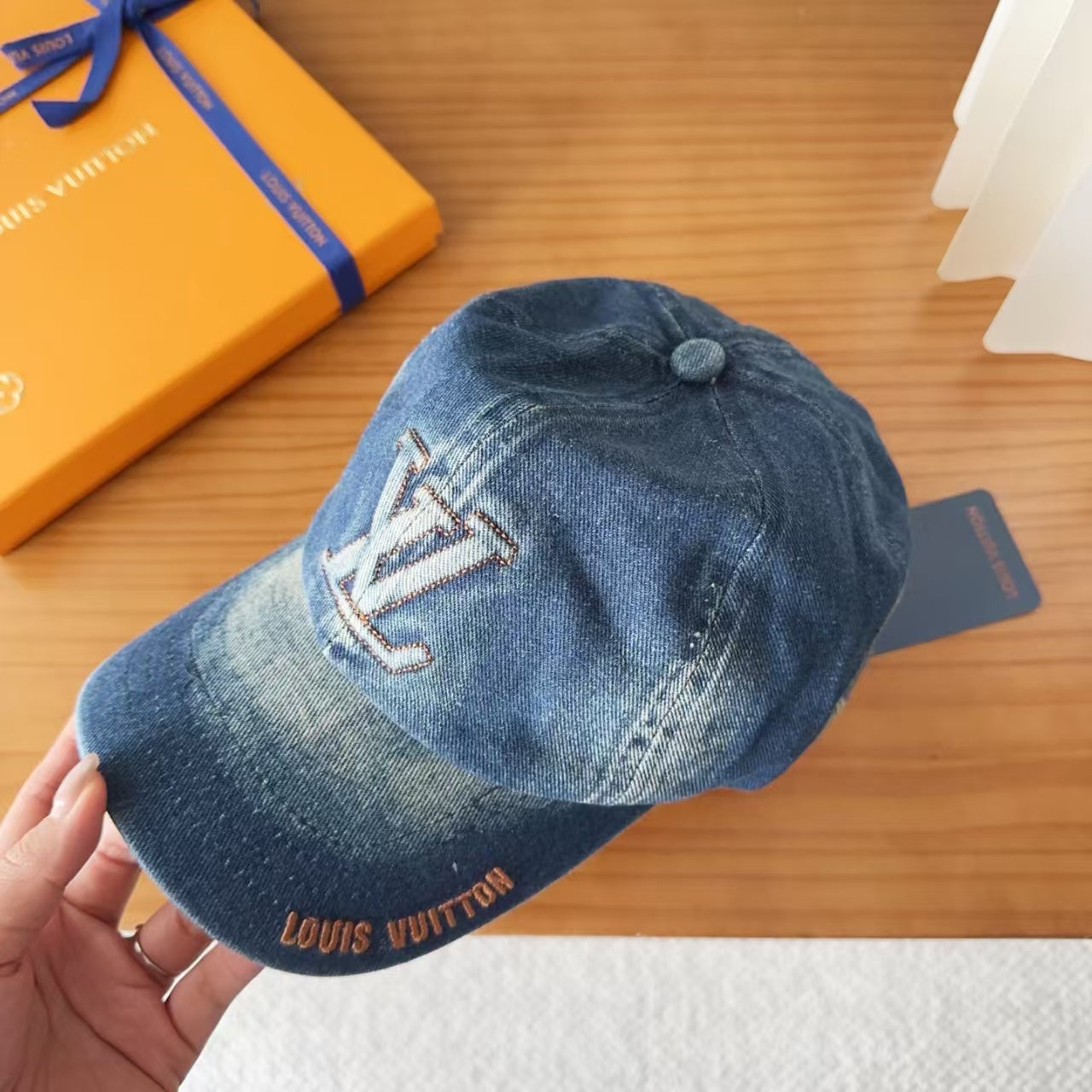 New denim hat