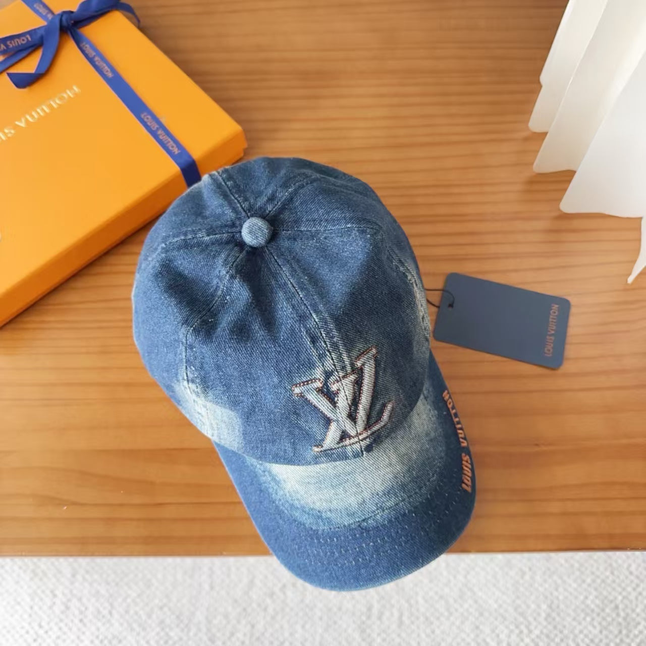 New denim hat