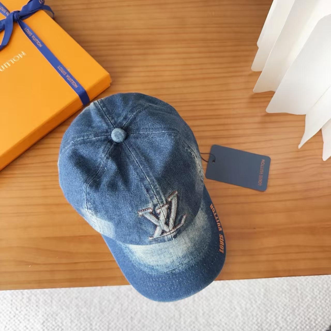 New denim hat