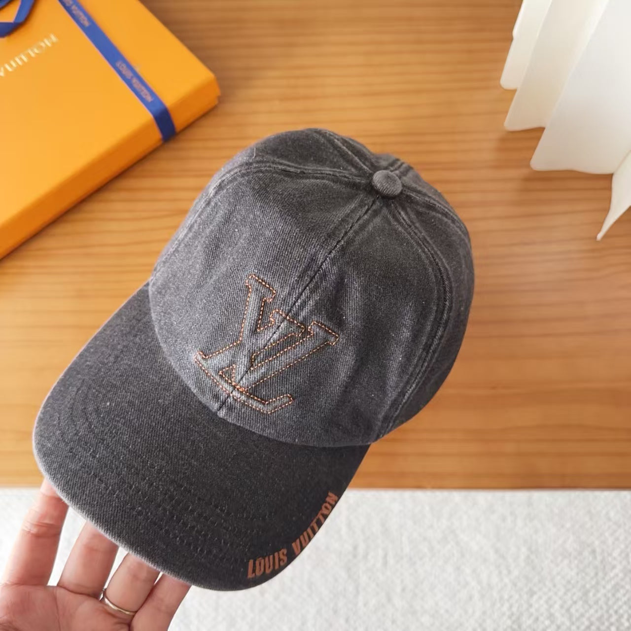 New denim hat