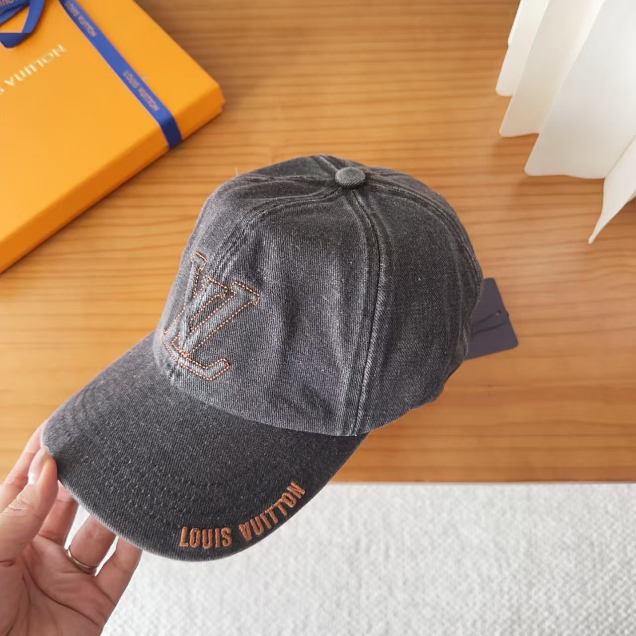 New denim hat