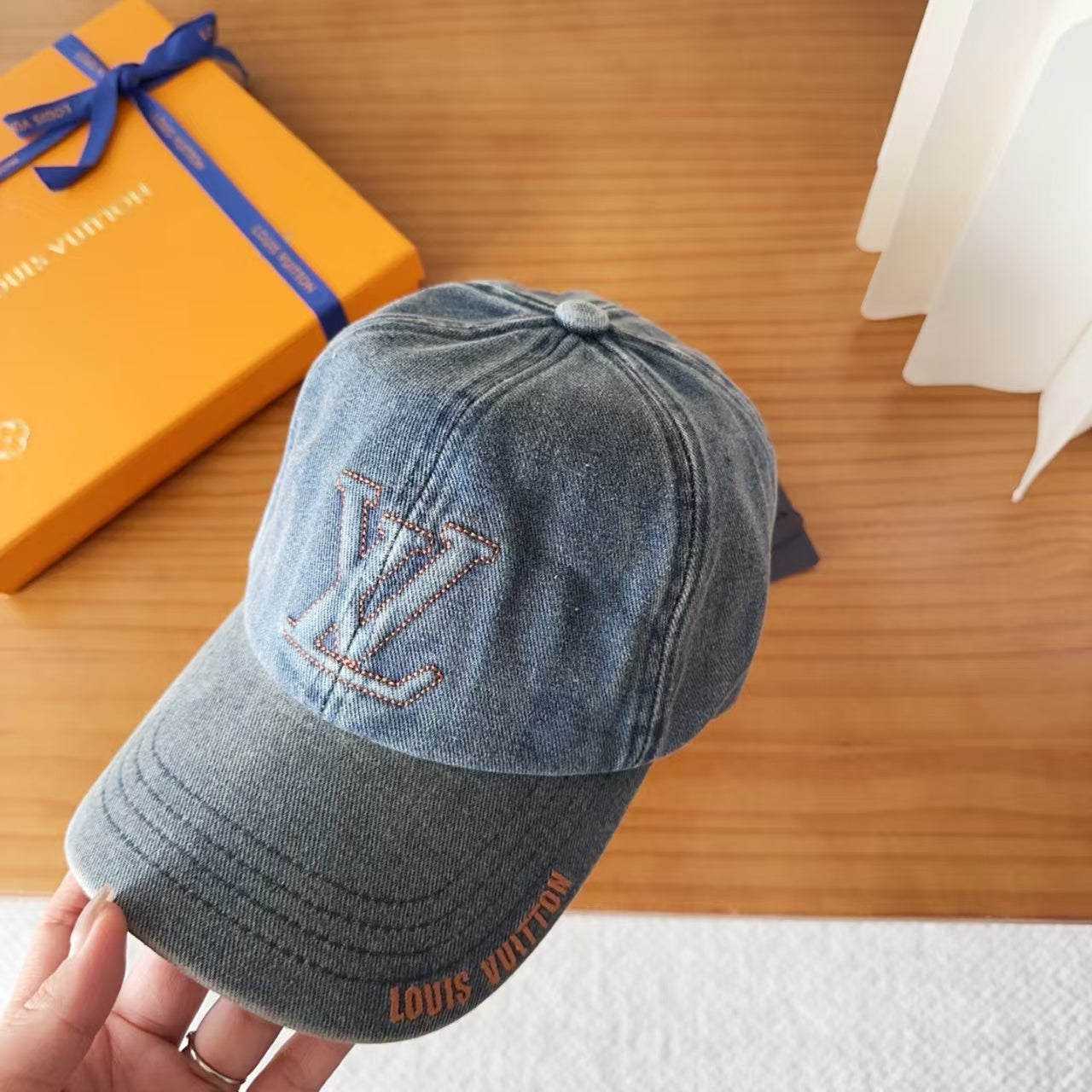 New denim hat