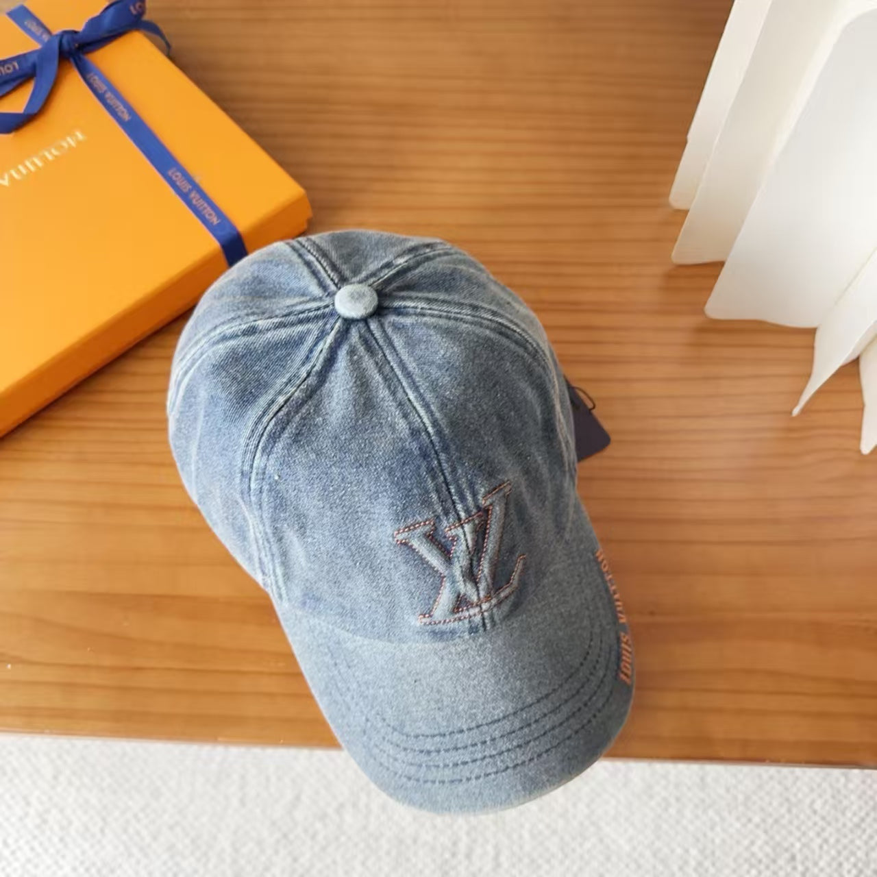 New denim hat