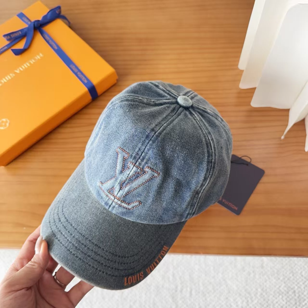 New denim hat