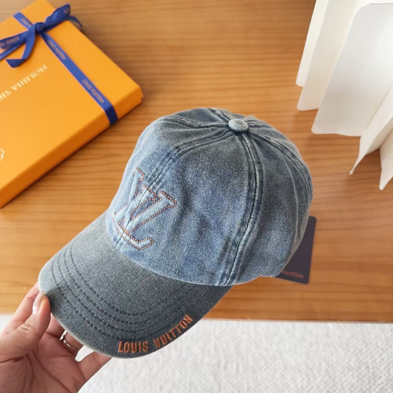 New denim hat
