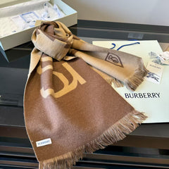 New double-sided two tone scarf