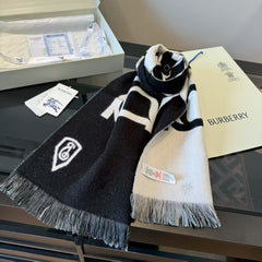 New double-sided two tone scarf