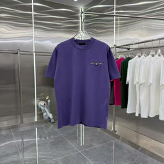 New round neck short sleeved T-shirt