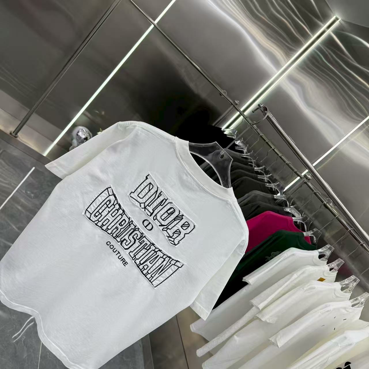 New patch short sleeved T-shirt