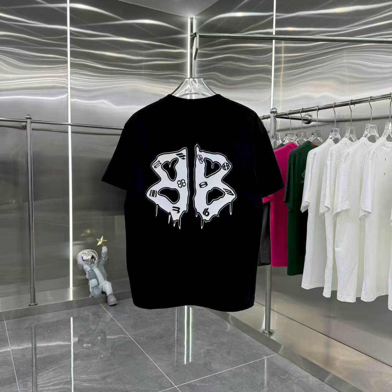 New flocking short sleeved T-shirt