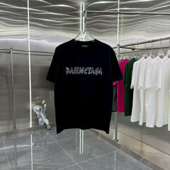 New flocking short sleeved T-shirt