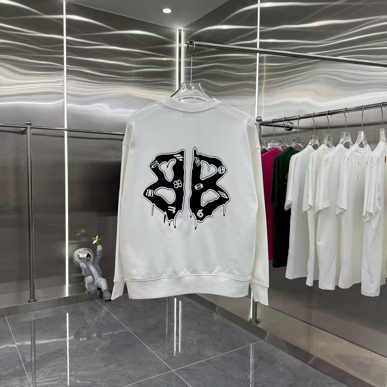 New flocking hoodie