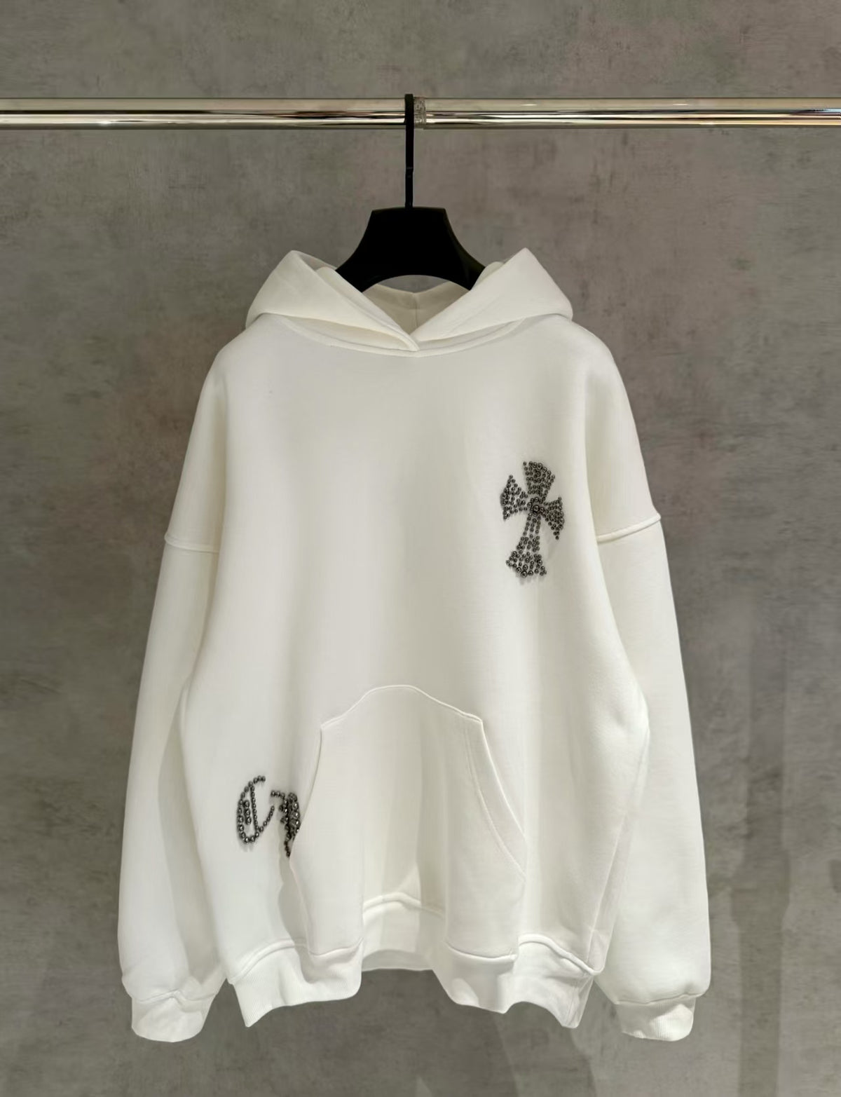 New long sleeved hooded sweatshirt