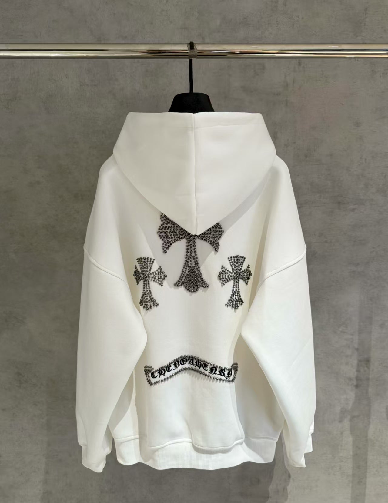 New long sleeved hooded sweatshirt