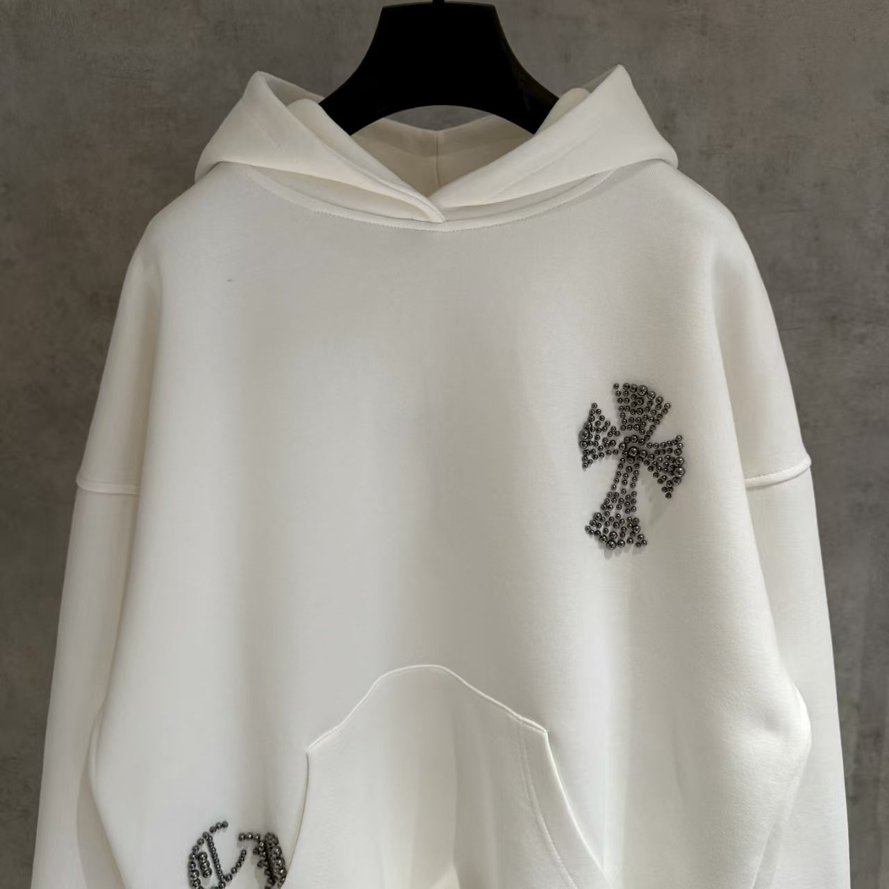 New long sleeved hooded sweatshirt