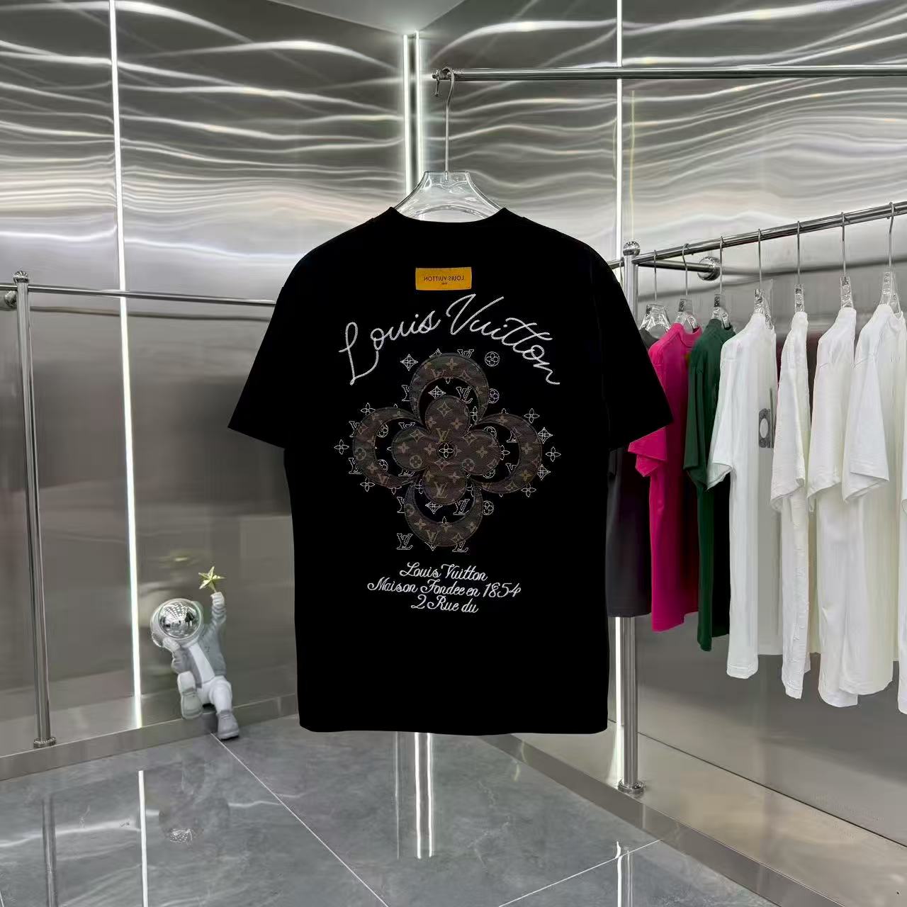 New jacquard short sleeved T-shirt