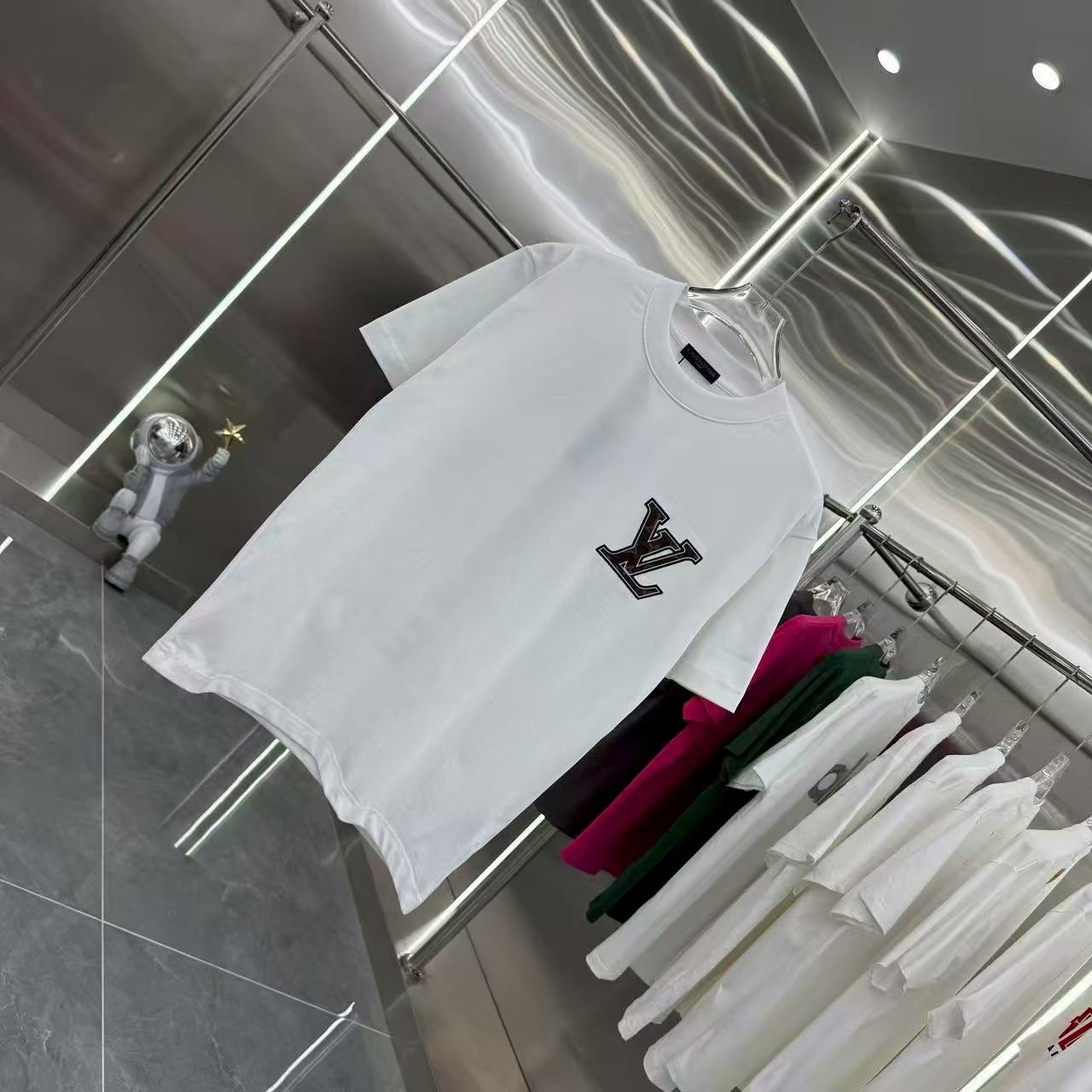 New jacquard short sleeved T-shirt