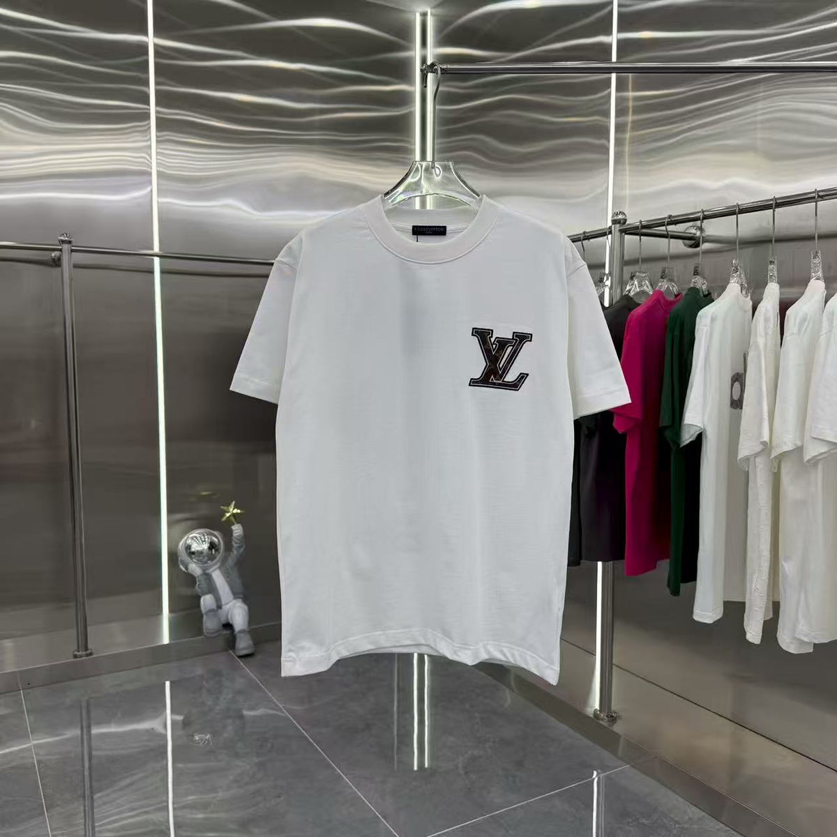 New jacquard short sleeved T-shirt