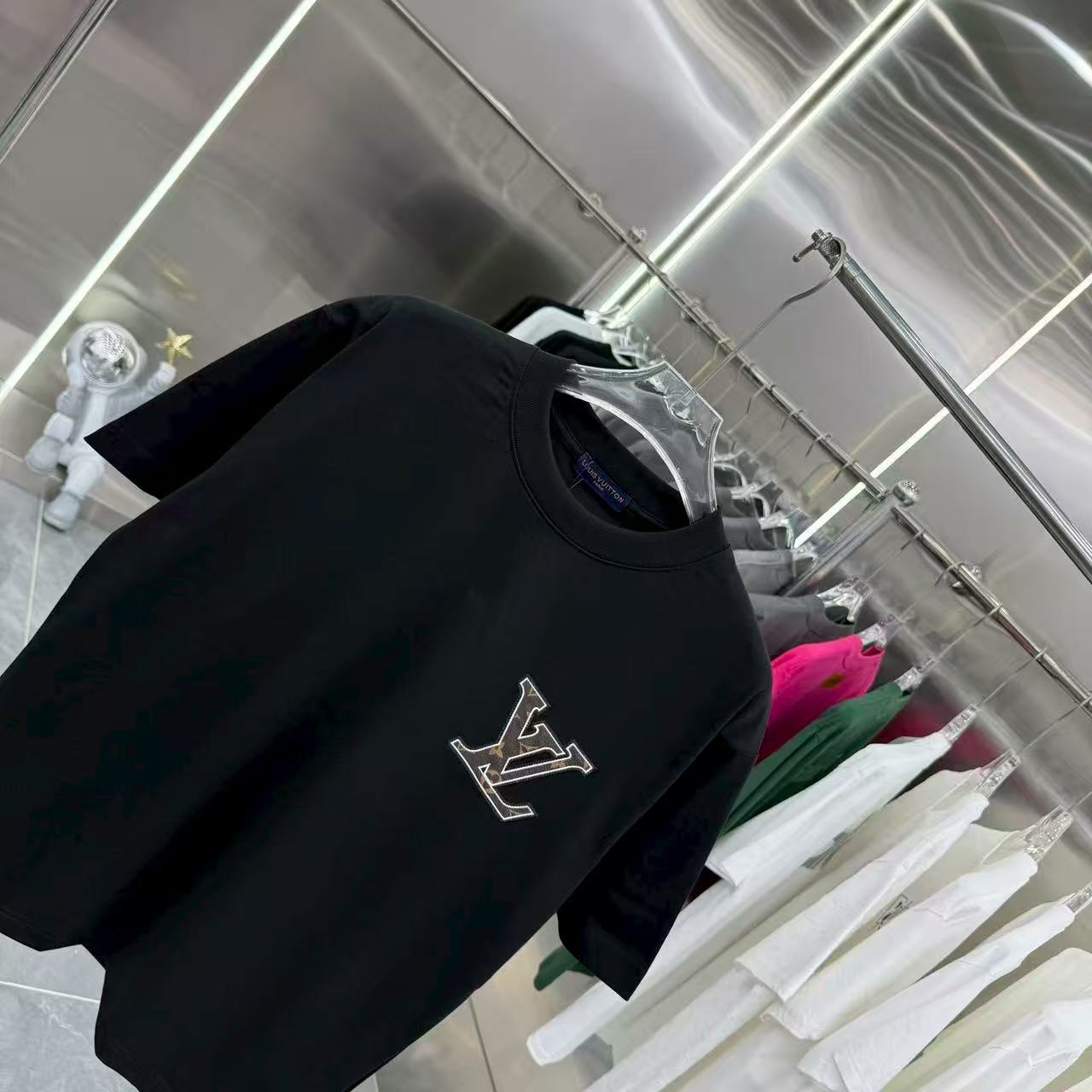 New jacquard short sleeved T-shirt