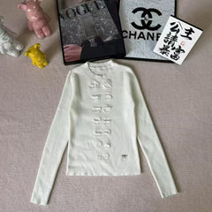 Hooded bow long sleeves