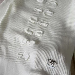 Hooded bow long sleeves