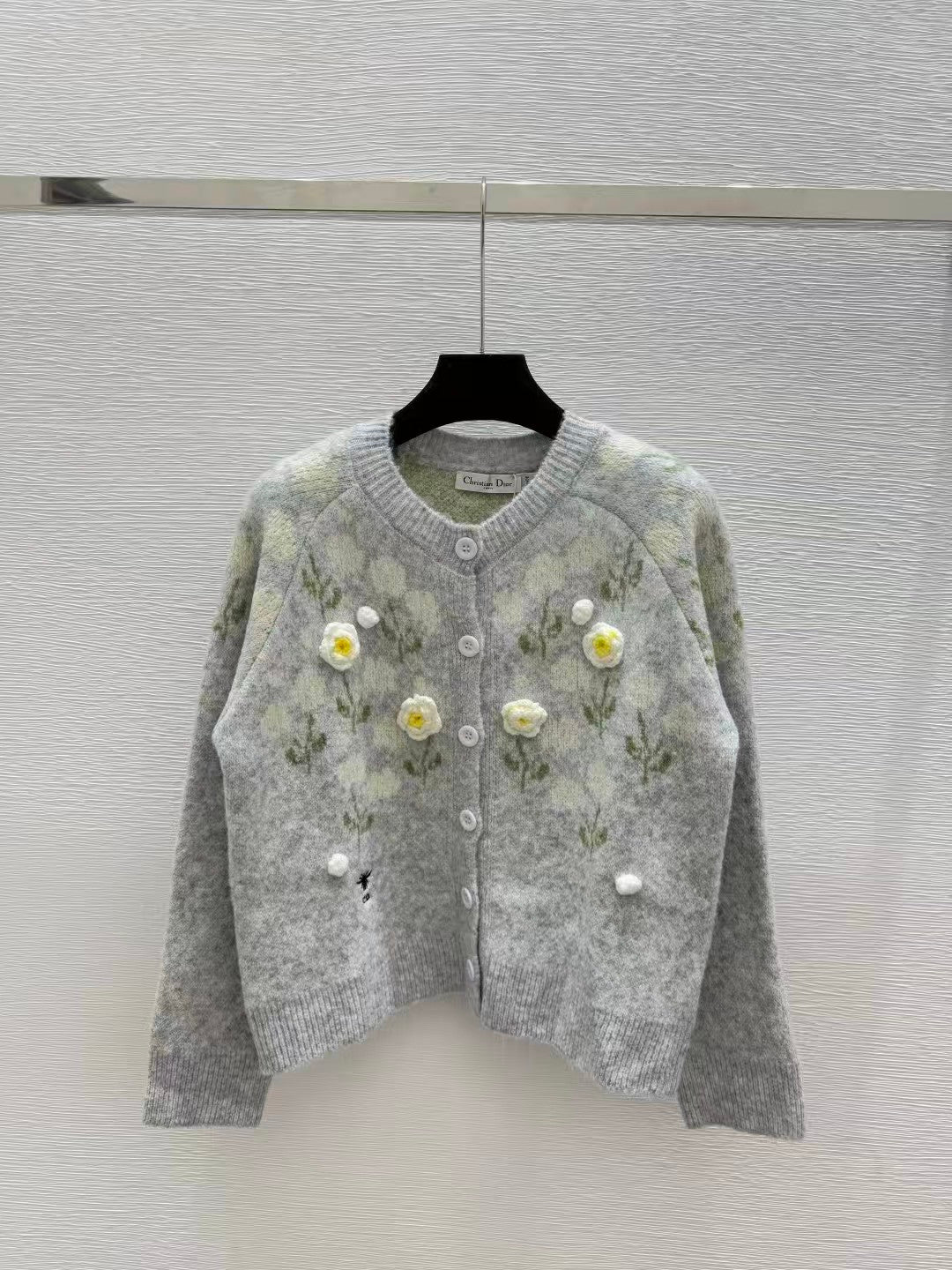 New Knitted Flower Knitted Cardigan