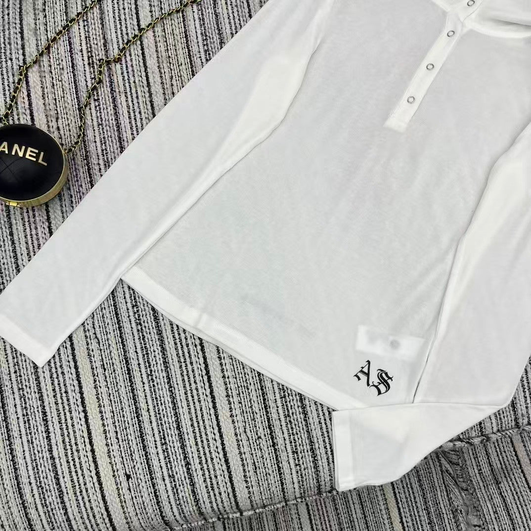 New printed hooded long sleeved top