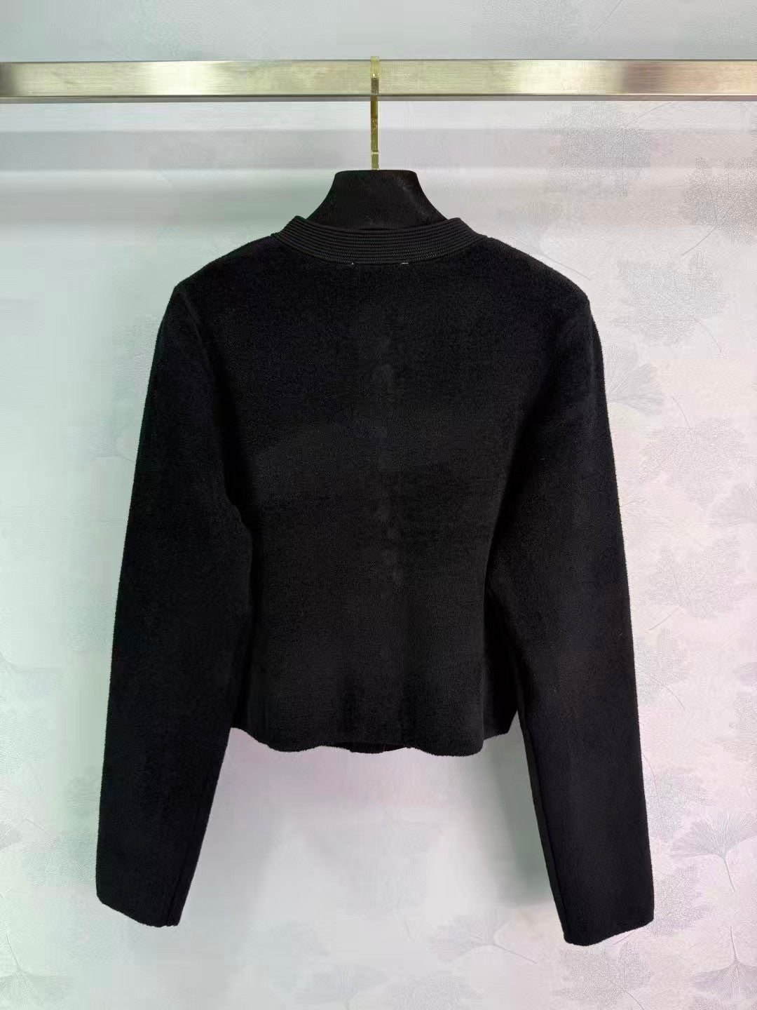 New pocket rhinestone letter cardigan