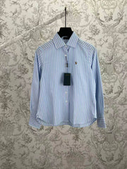New vertical striped long sleeved shirt