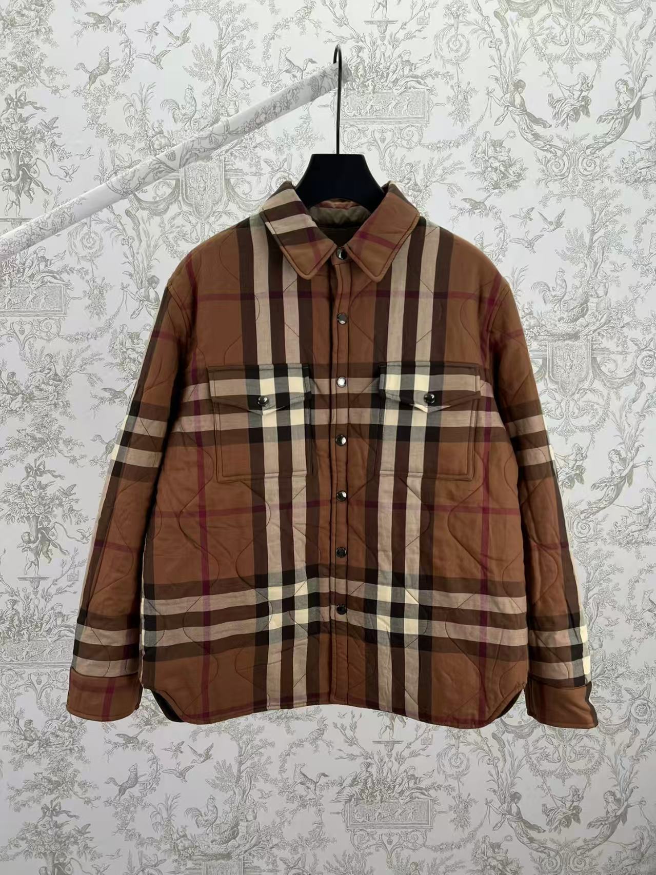 New long sleeved double-sided cotton jacket
