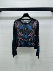 Printed Knitted Top