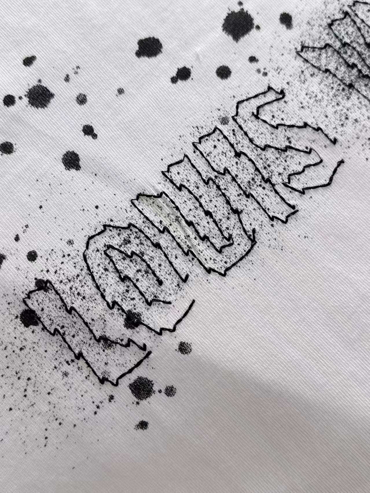 New inkjet letter T-shirt