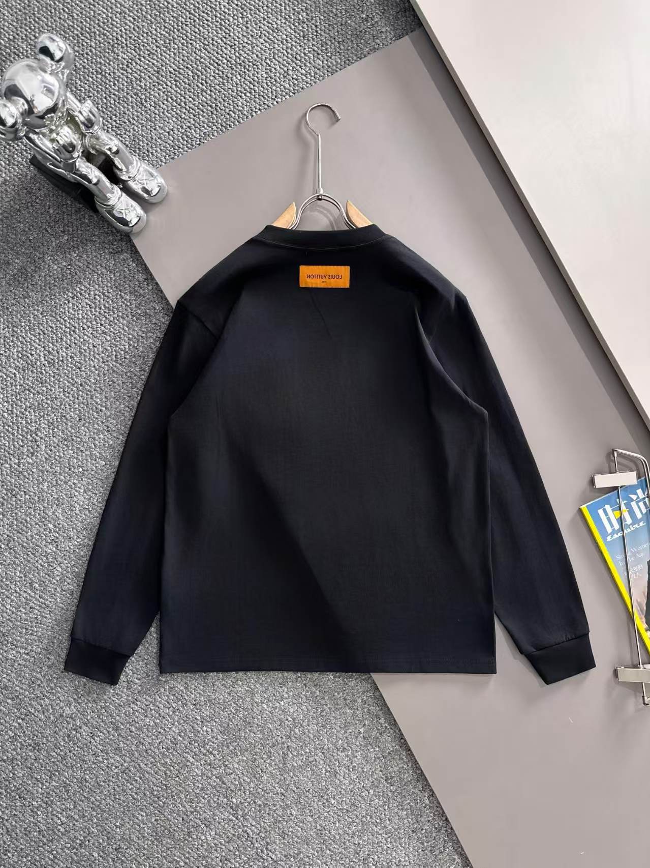 New Zipper Pocket Long Sleeve T-shirt
