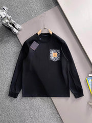 New Zipper Pocket Long Sleeve T-shirt