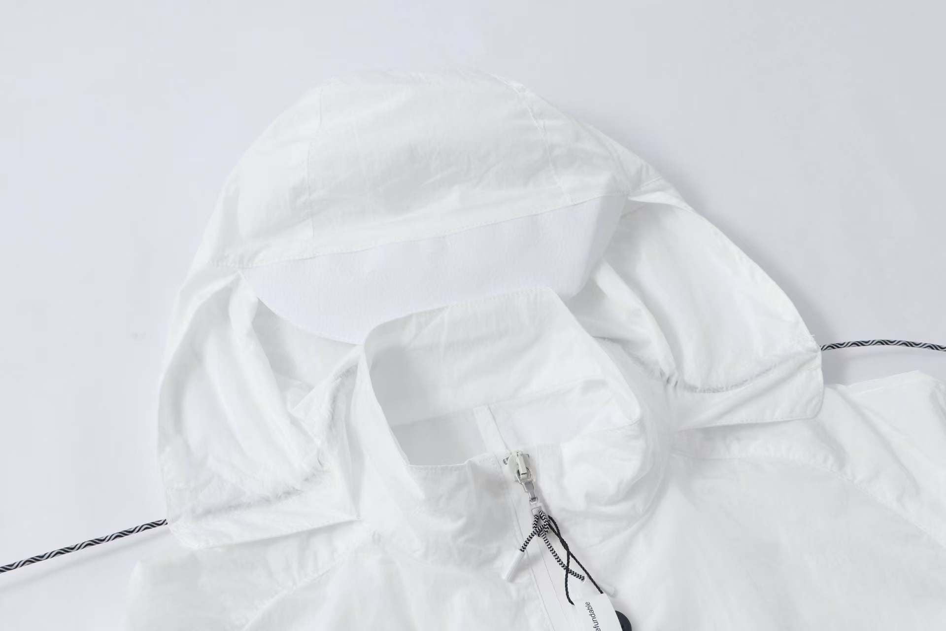 New Jacquard Hooded Sunscreen Jacket and Stormtrooper Coat