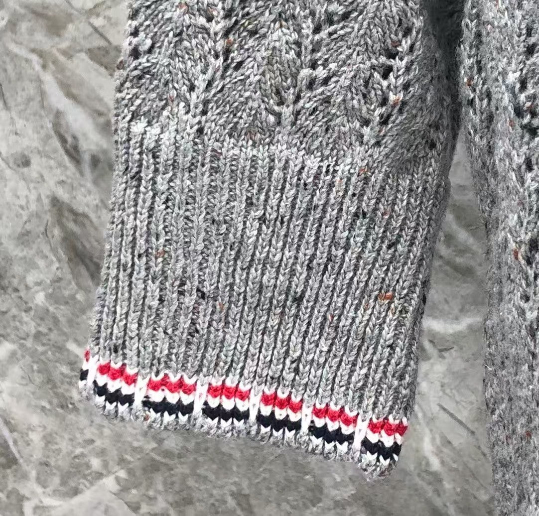 New hollowed out short sleeved cardigan