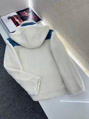 New hooded lamb jacket